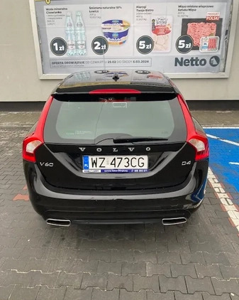 Volvo V60 cena 45000 przebieg: 217285, rok produkcji 2016 z Pruszków małe 67